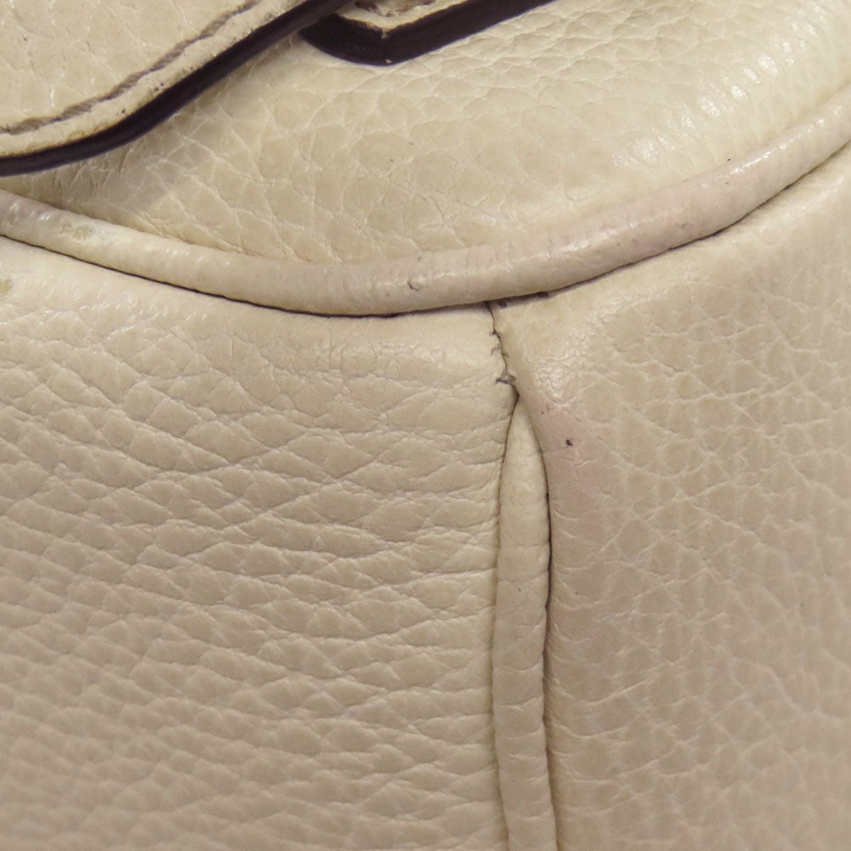 GUCCI Backpack 431570 leather white Soho