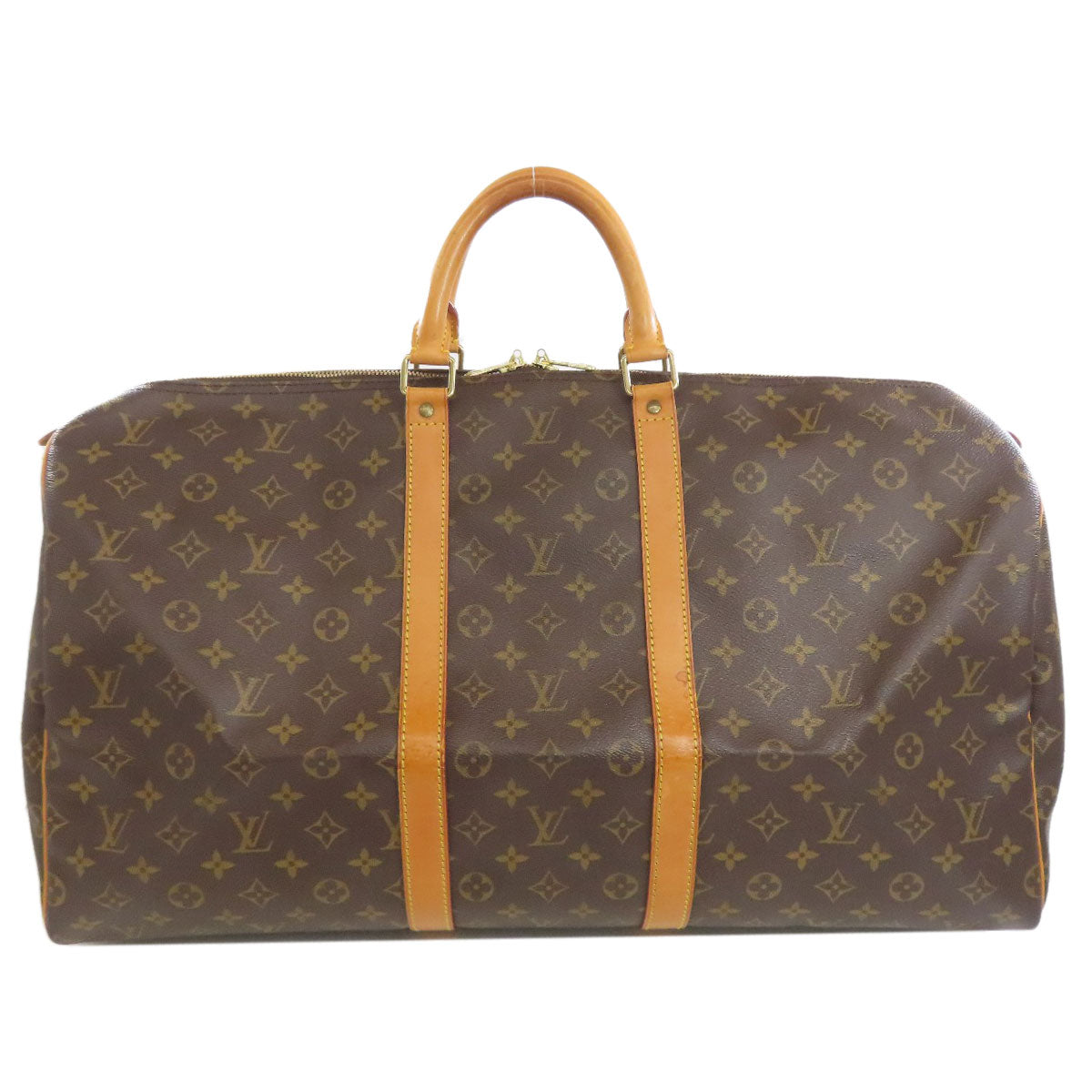 LOUIS VUITTON Boston Duffel bag M41424 Monogram canvas Brown Keepall 55