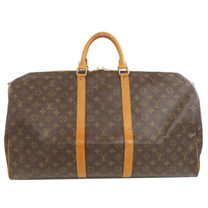 LOUIS VUITTON Boston Duffel bag M41424 Monogram canvas Brown Keepall 55