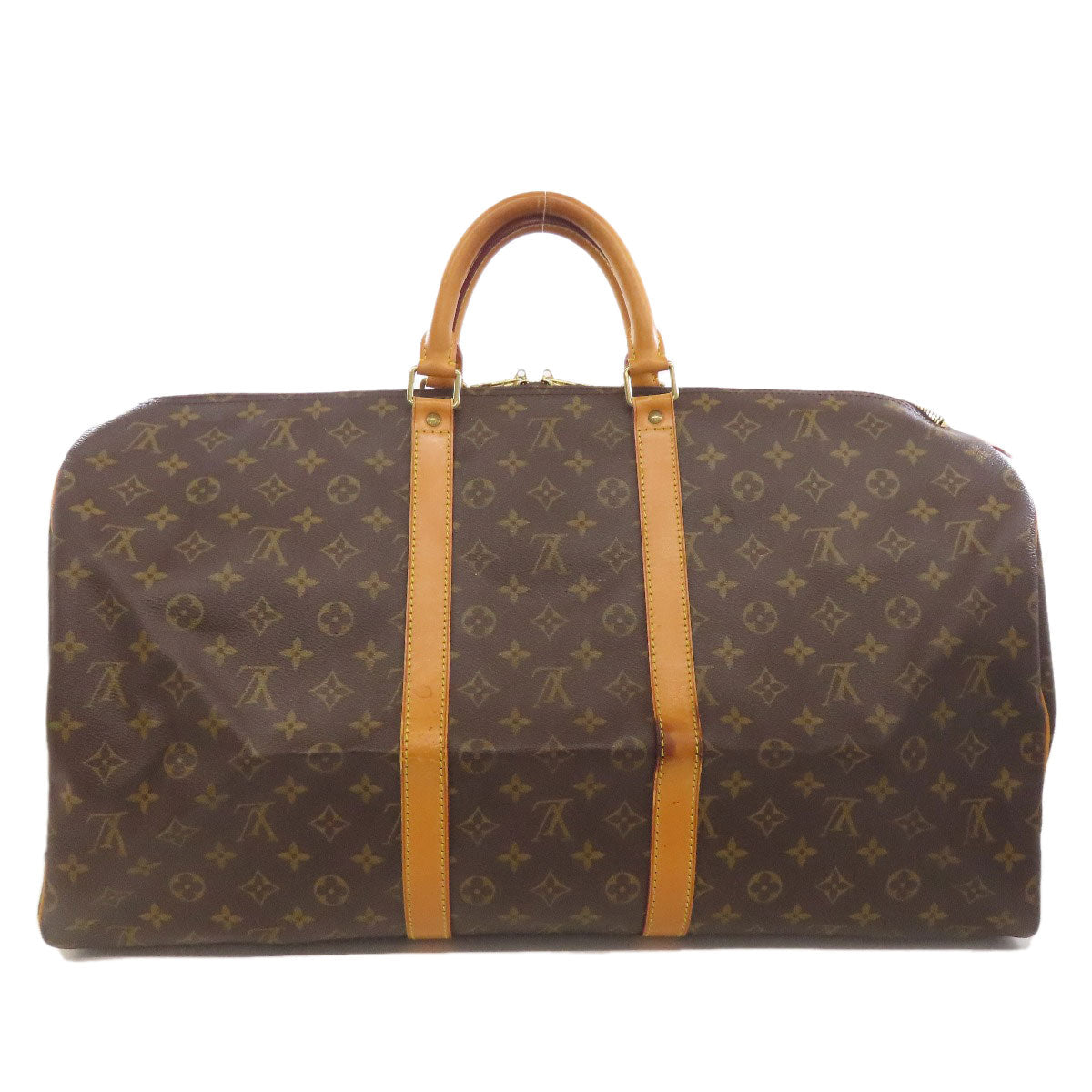 LOUIS VUITTON Boston Duffel bag M41424 Monogram canvas Brown Keepall 55