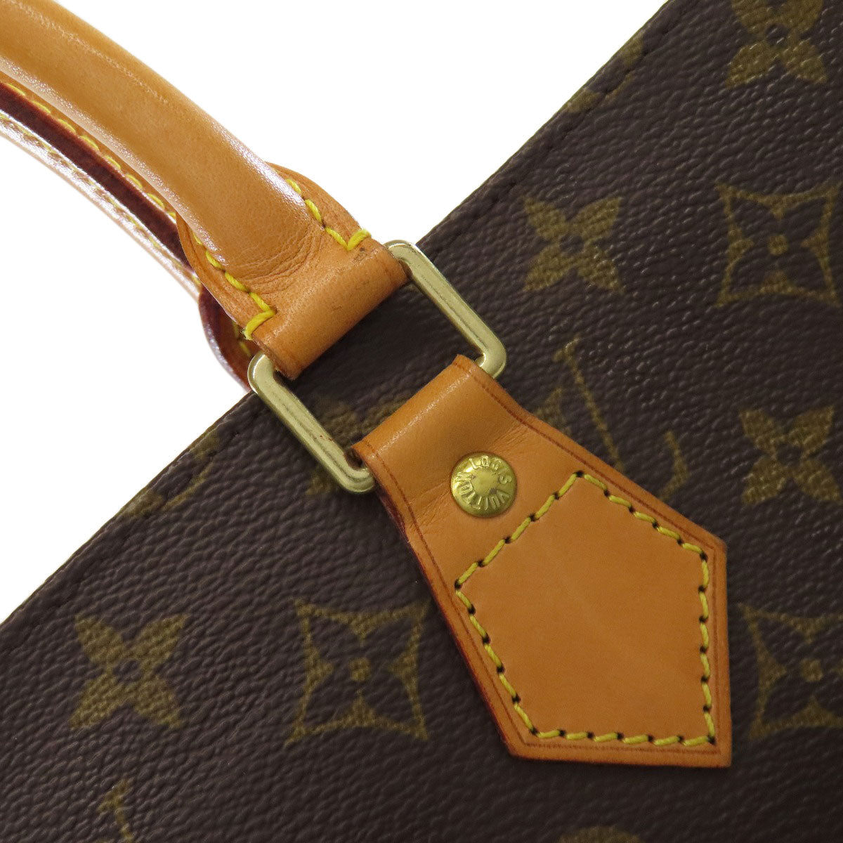 LOUIS VUITTON Handbag M51140 Monogram canvas Brown Sac Plat
