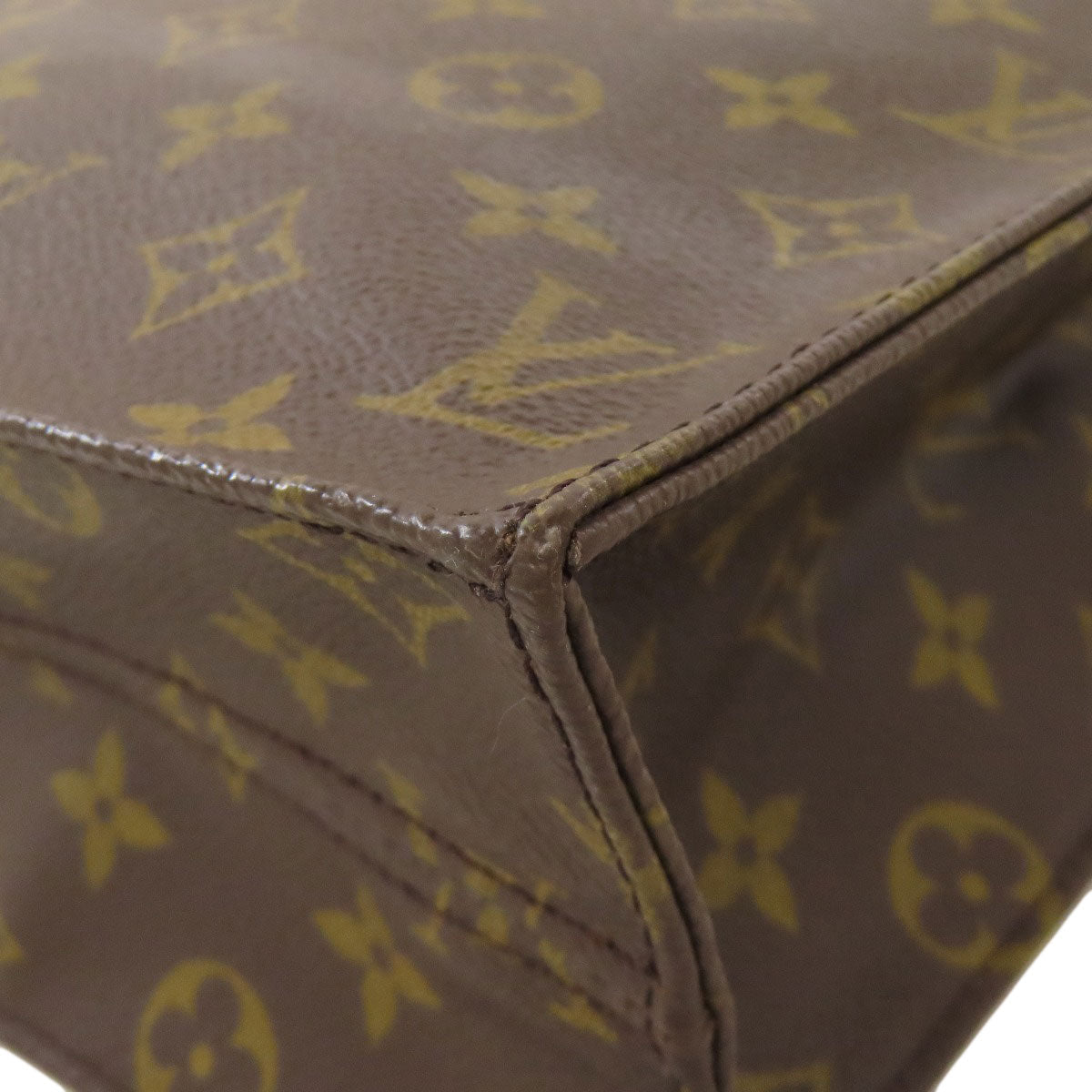 LOUIS VUITTON Handbag M51140 Monogram canvas Brown Sac Plat