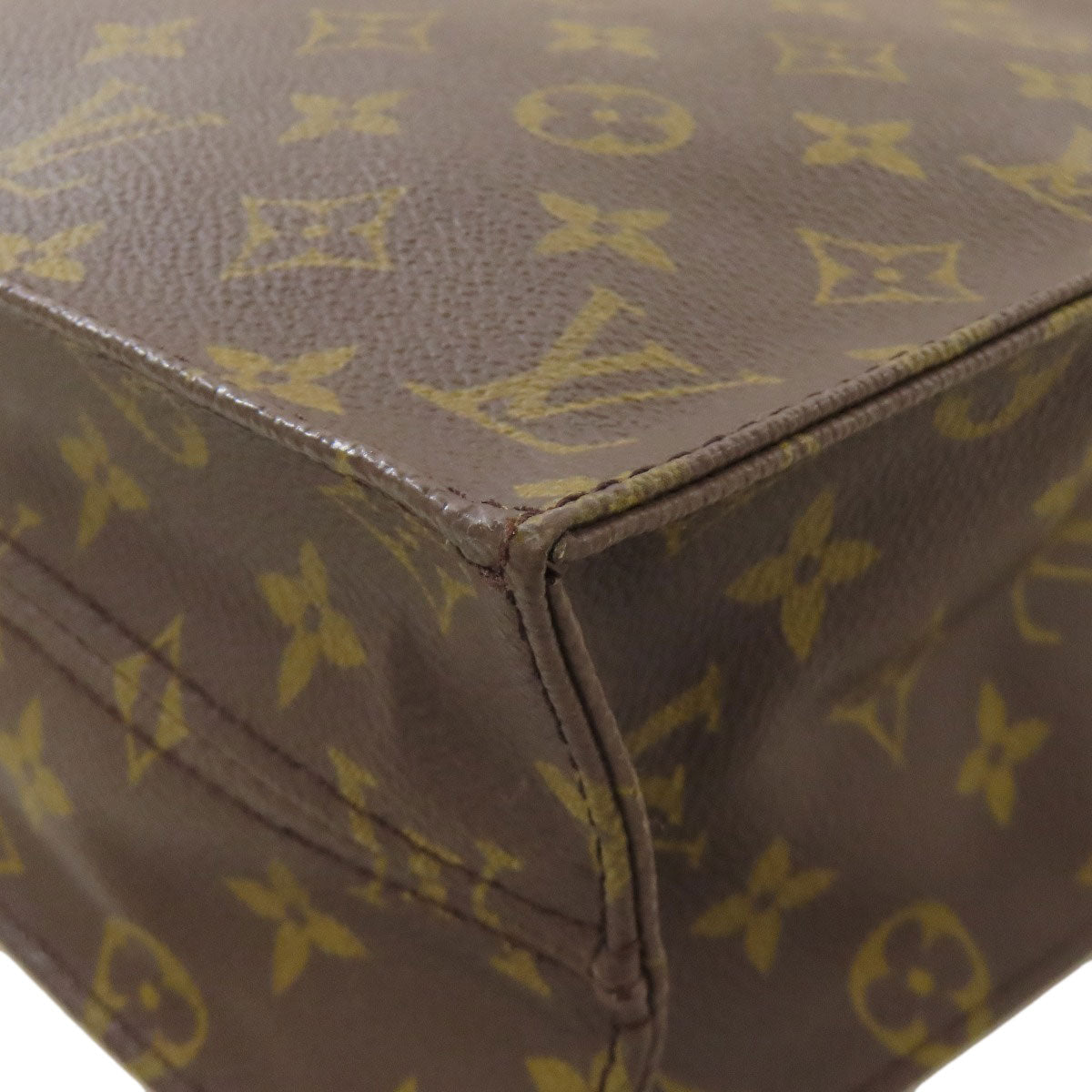 LOUIS VUITTON Handbag M51140 Monogram canvas Brown Sac Plat