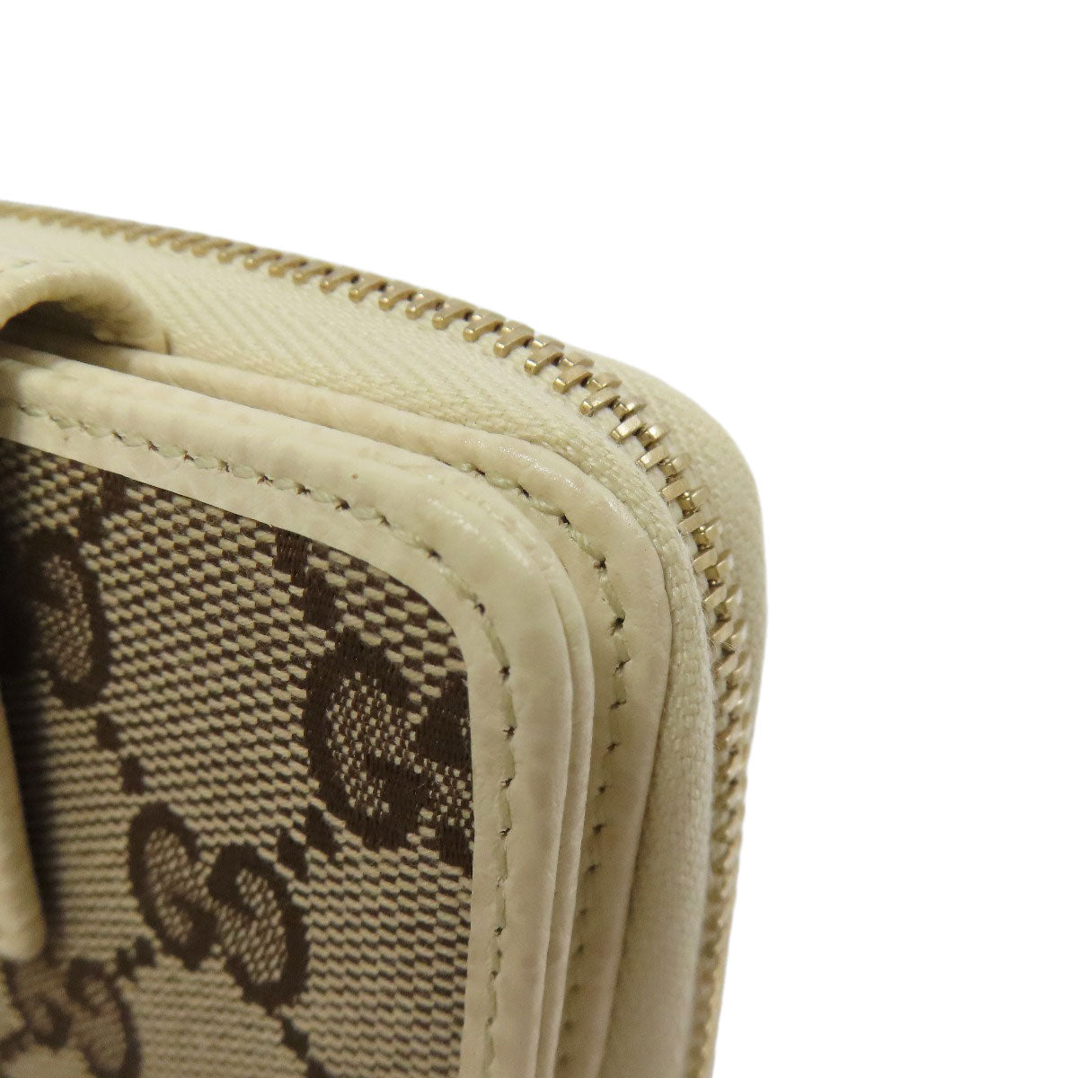 GUCCI Bifold Wallet 346056 canvas Brown Outlet GG