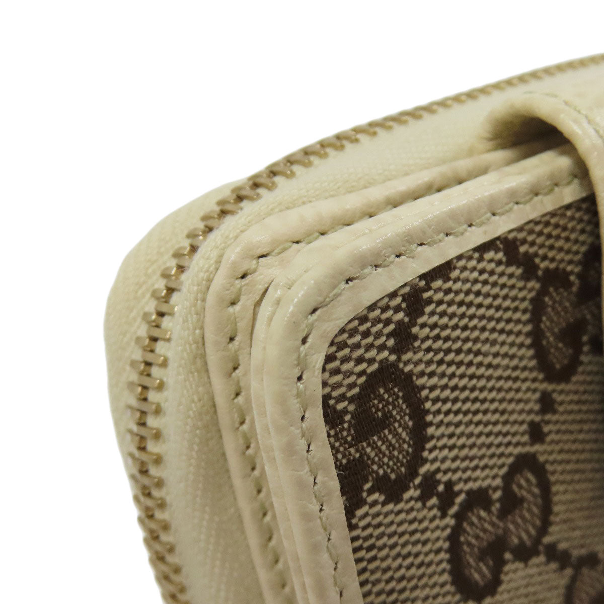 GUCCI Bifold Wallet 346056 canvas Brown Outlet GG