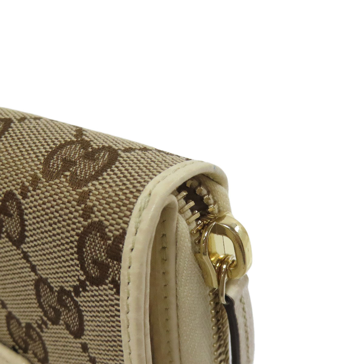 GUCCI Bifold Wallet 346056 canvas Brown Outlet GG