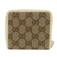 GUCCI Bifold Wallet 346056 canvas Brown Outlet GG