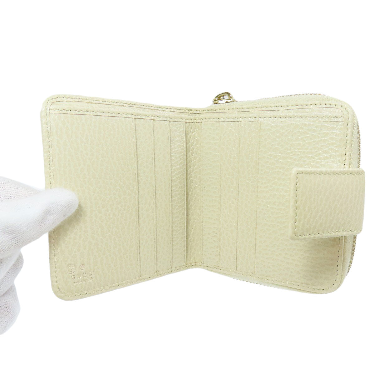 GUCCI Bifold Wallet 346056 canvas Brown Outlet GG