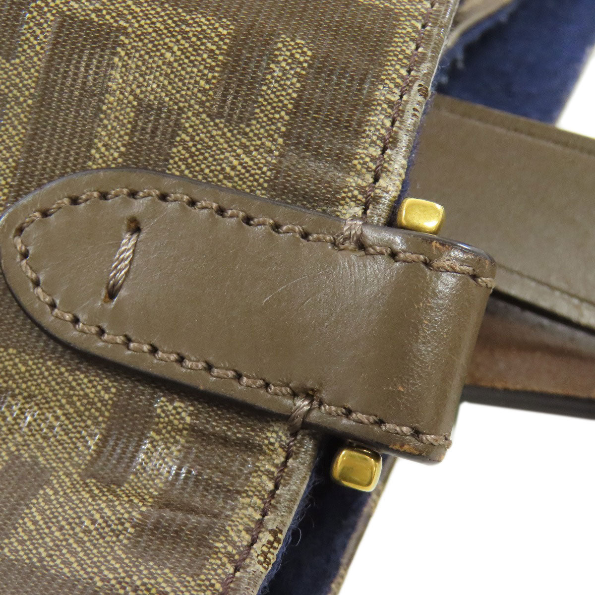 FENDI Tote Bag Coated canvas Brown Fila collaboration Zucca Pattern