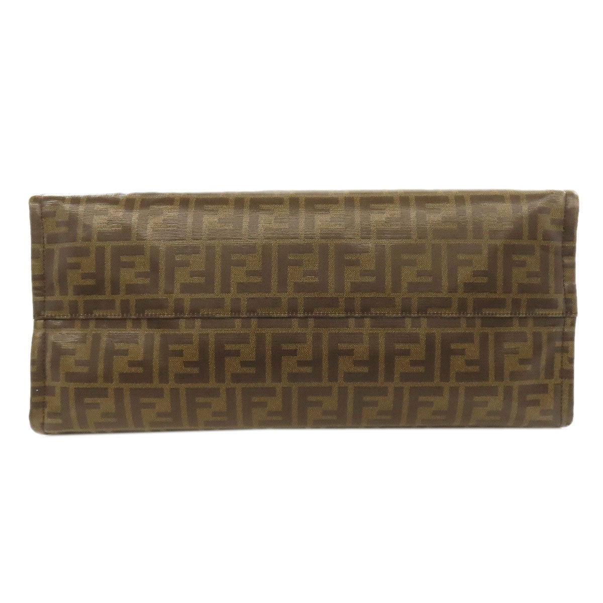 FENDI Tote Bag Coated canvas Brown Fila collaboration Zucca Pattern