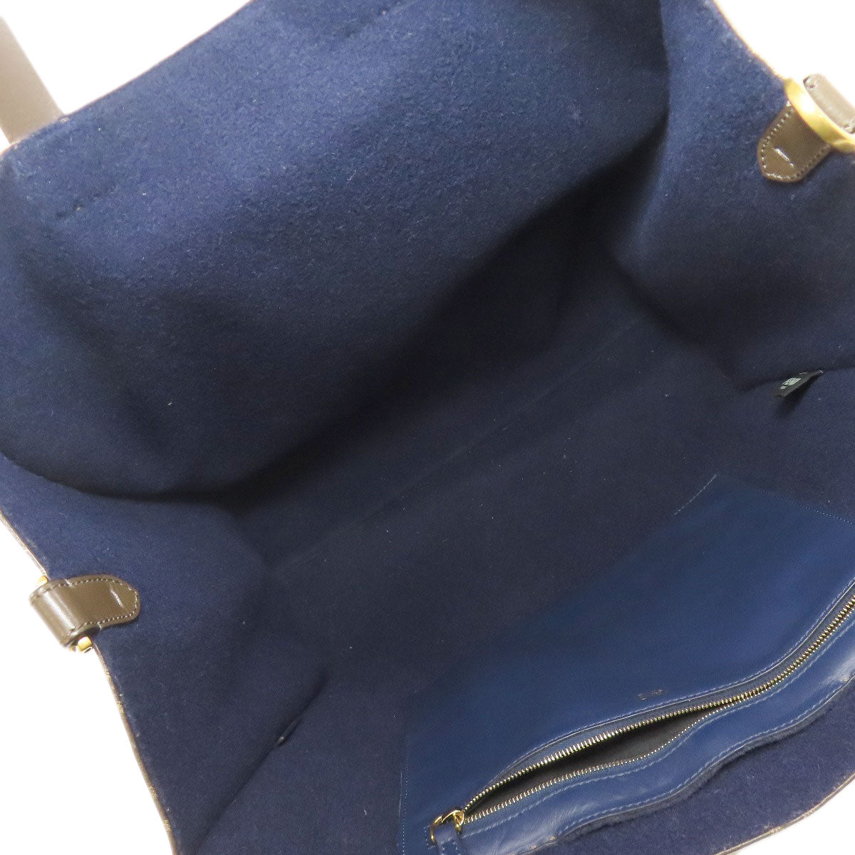 FENDI Tote Bag Coated canvas Brown Fila collaboration Zucca Pattern