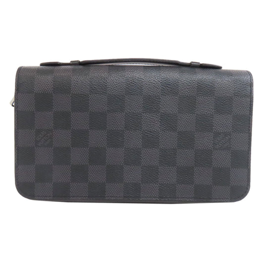 LOUIS VUITTON business bag N41503 Damier canvas gray Zippy XL