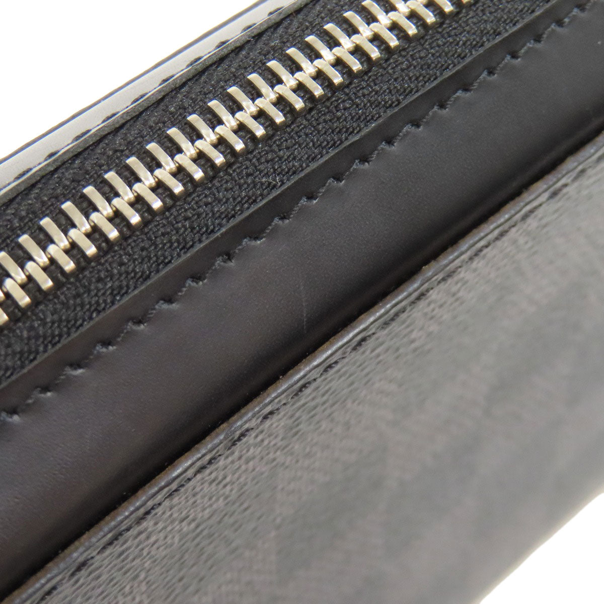 LOUIS VUITTON business bag N41503 Damier canvas gray Zippy XL