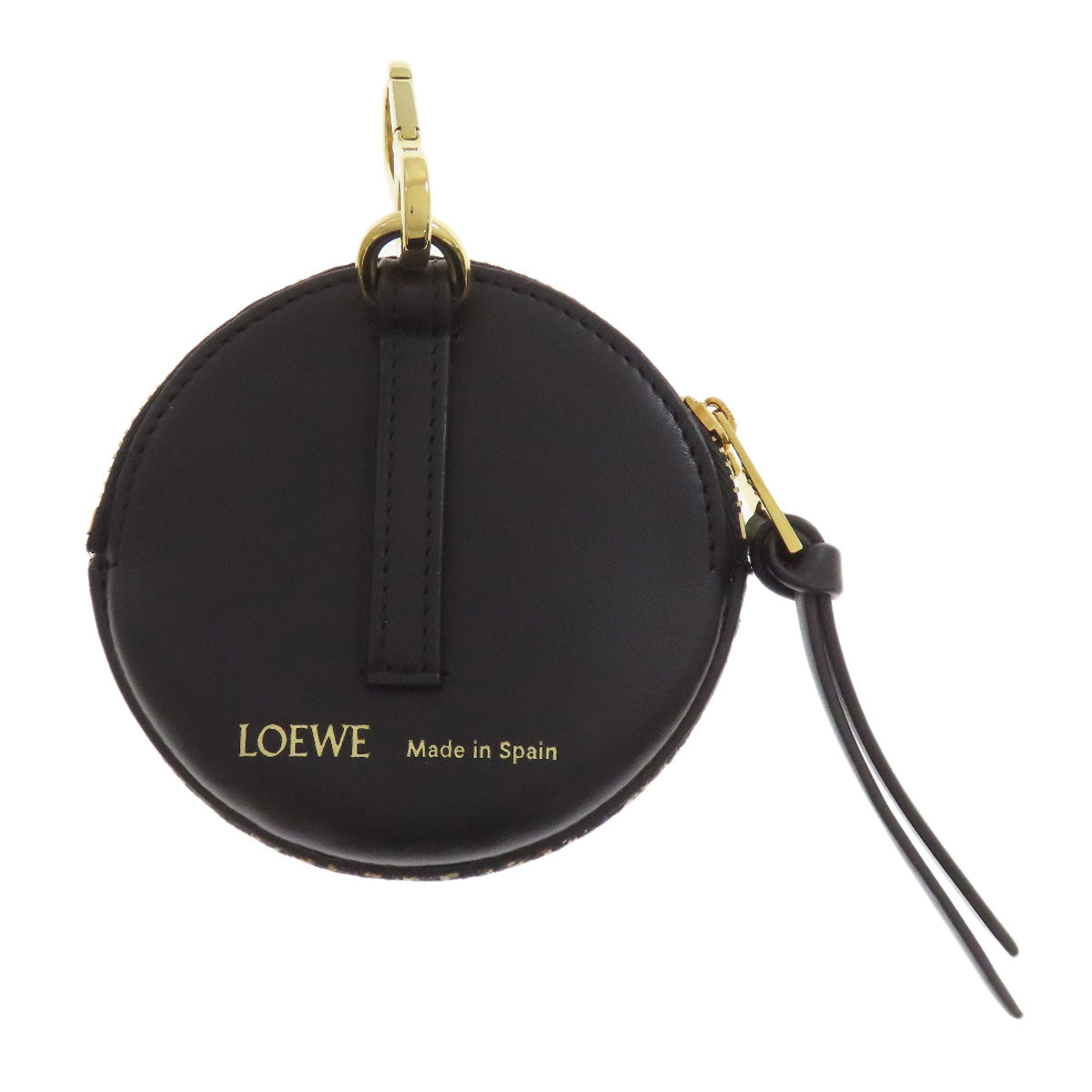 LOEWE Accessory pouch canvas Navy Cookie Charm Pouch Anagram