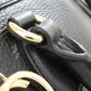 GUCCI Tote Bag 449659 leather black Interlocking G Outlet 2WAY