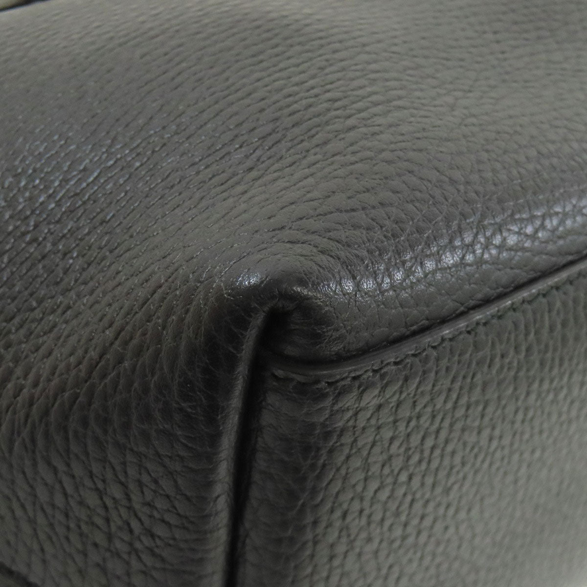 GUCCI Tote Bag 449659 leather black Interlocking G Outlet 2WAY