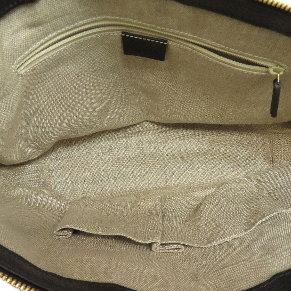 GUCCI Tote Bag 449659 leather black Interlocking G Outlet 2WAY