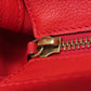 CELINE Handbag Calfskin Red Luggage mini