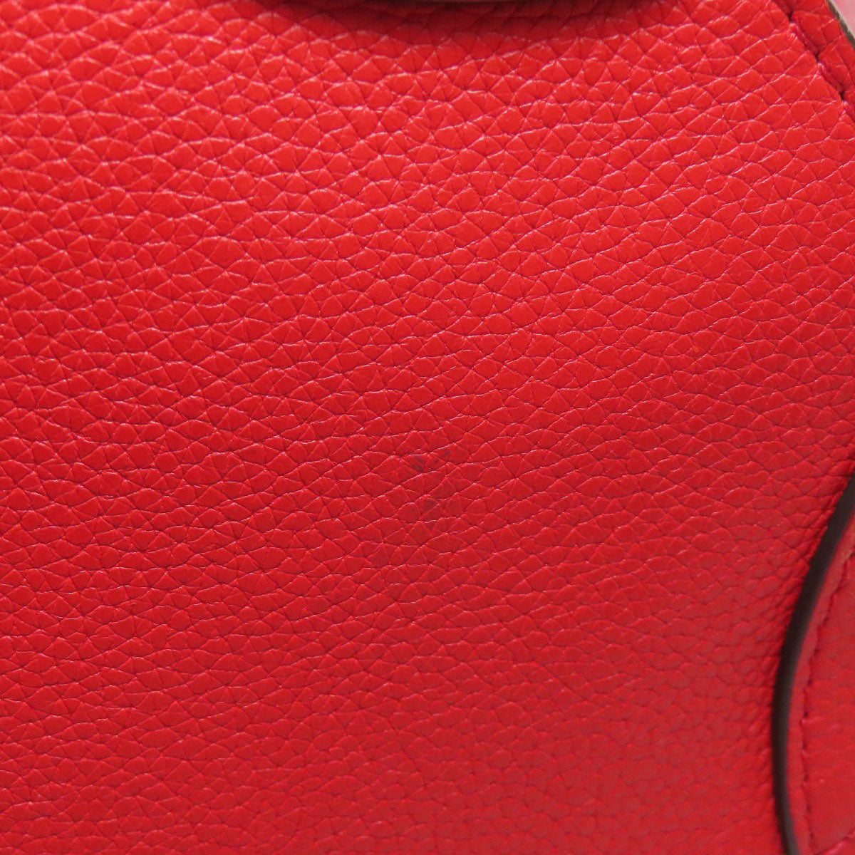 CELINE Handbag Calfskin Red Luggage mini