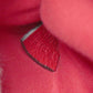 CELINE Handbag Calfskin Red Luggage mini