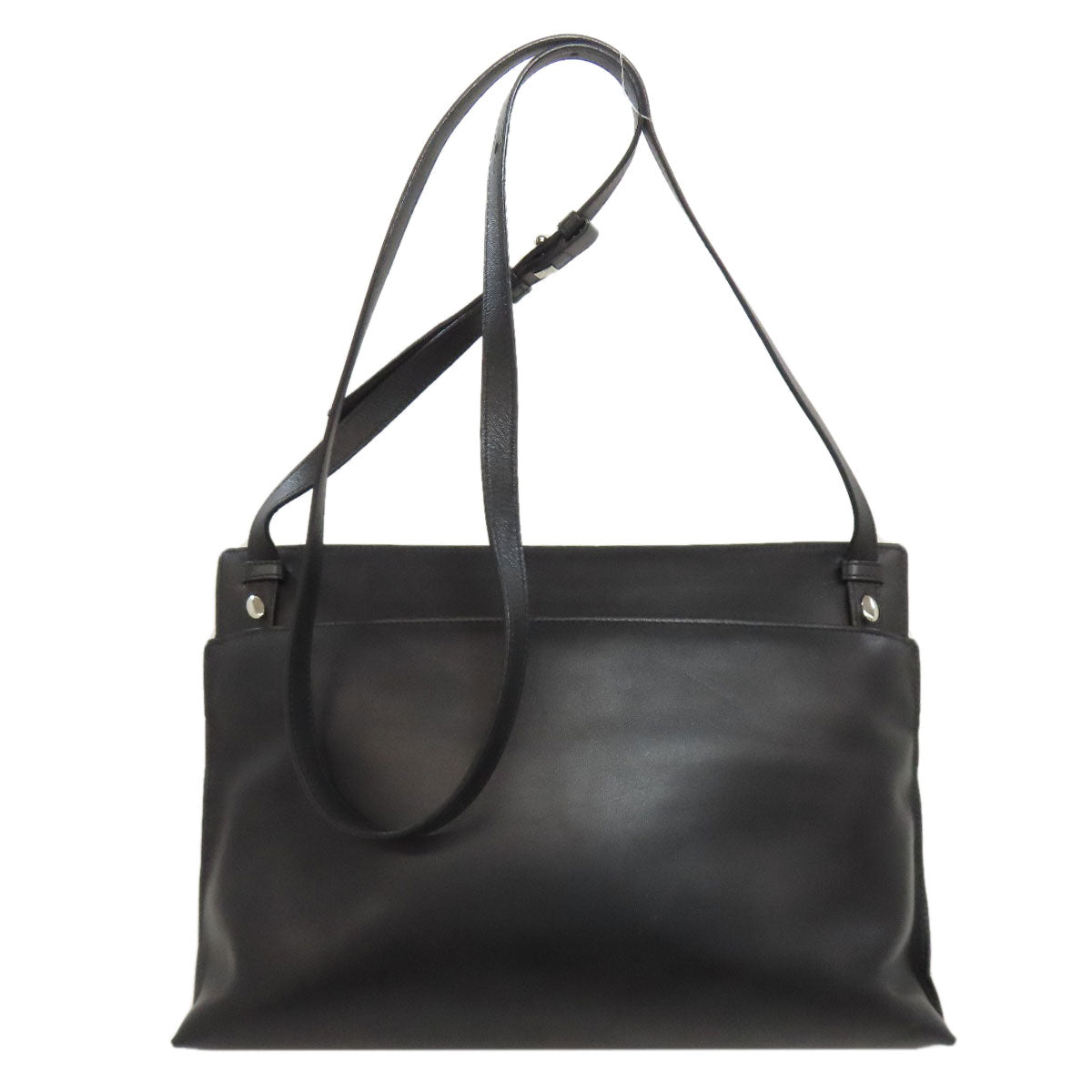 LOEWE Shoulder Bag leather black anagram