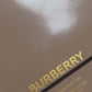 BURBERRY Shoulder Bag enamel gray logo