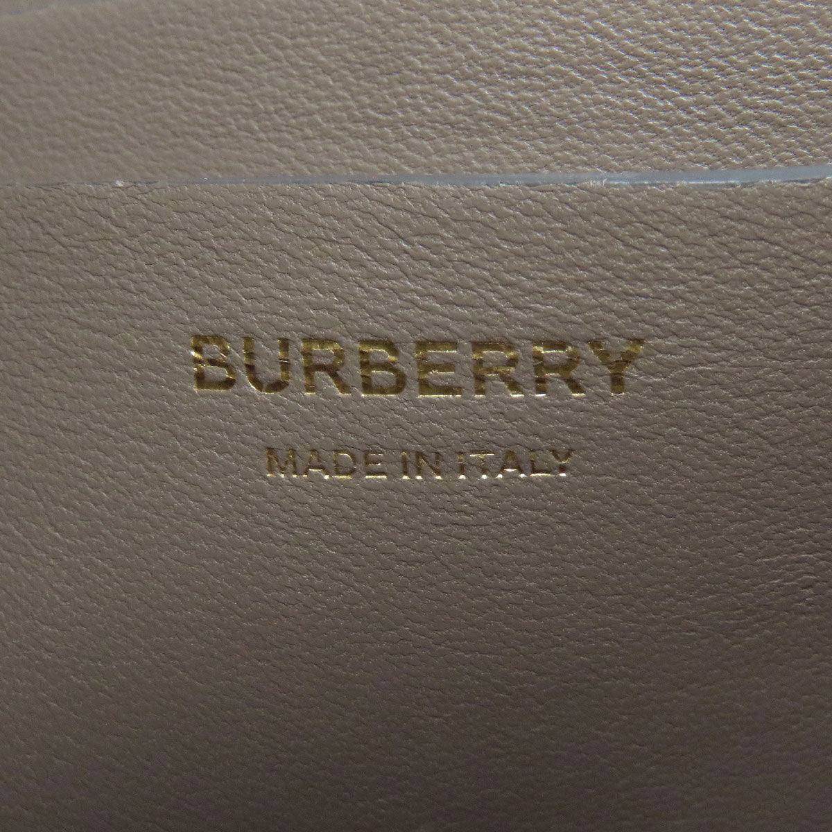 BURBERRY Shoulder Bag enamel gray logo