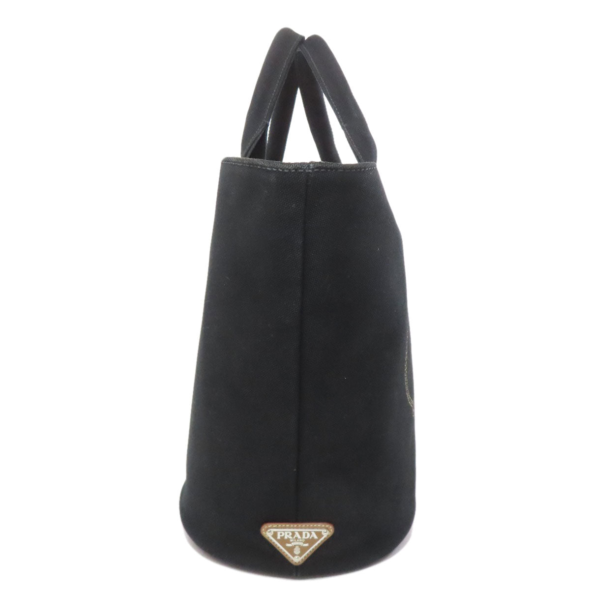 PRADA Tote Bag 1BG163 canvas black Canapa