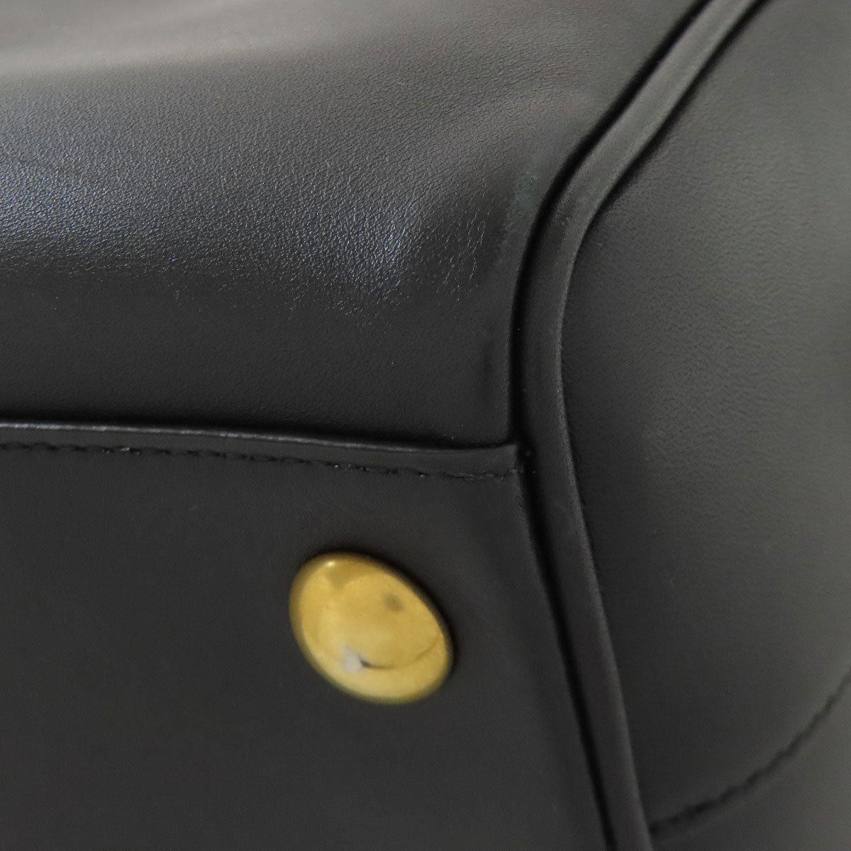 SAINT LAURENT Handbag leather black Baby duffel 2WAY