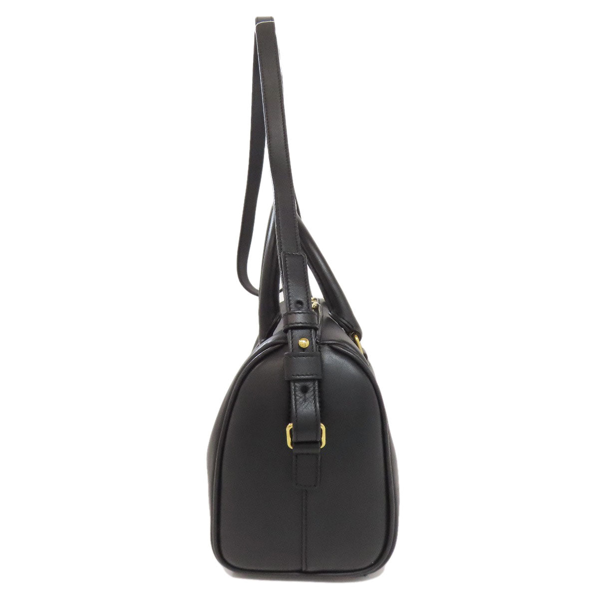 SAINT LAURENT Handbag leather black Baby duffel 2WAY