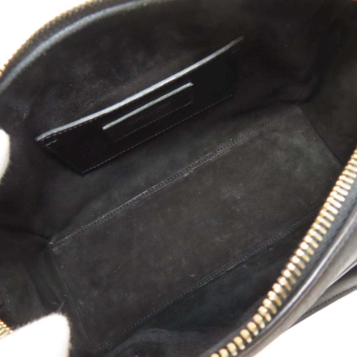 SAINT LAURENT Handbag leather black Baby duffel 2WAY
