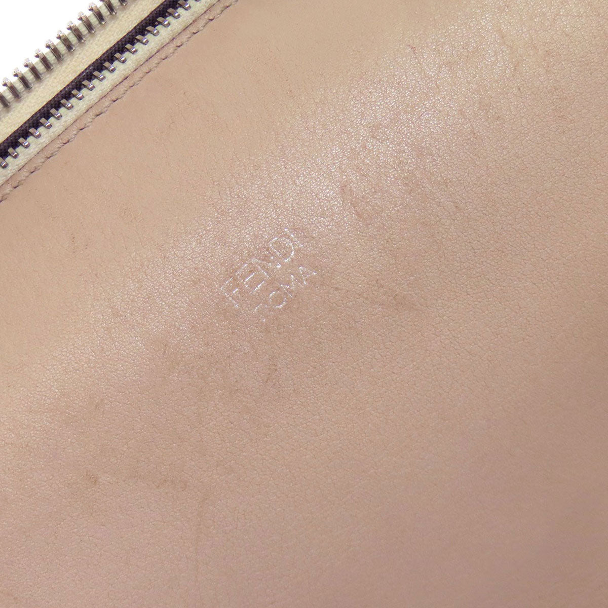 FENDI Handbag Calfskin Brown By the way 2WAY