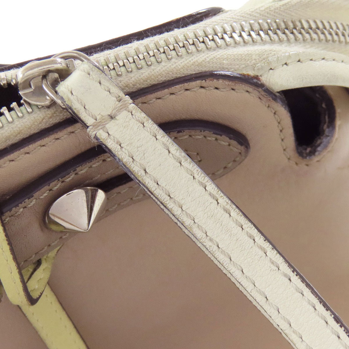 FENDI Handbag Calfskin Brown By the way 2WAY