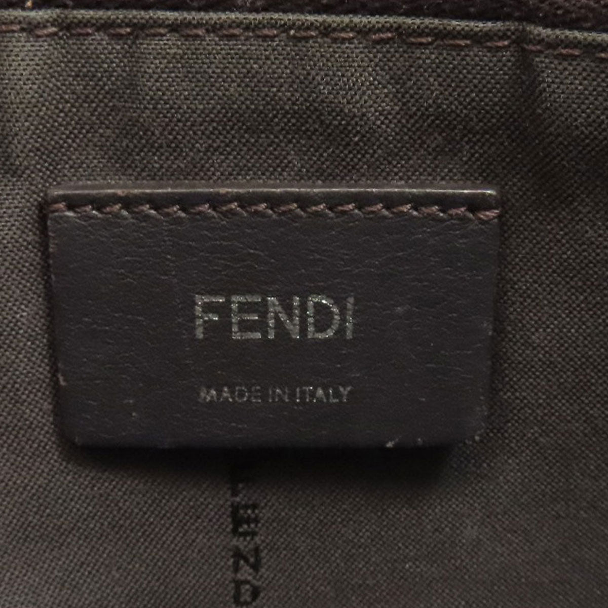 FENDI Handbag Calfskin Brown By the way 2WAY
