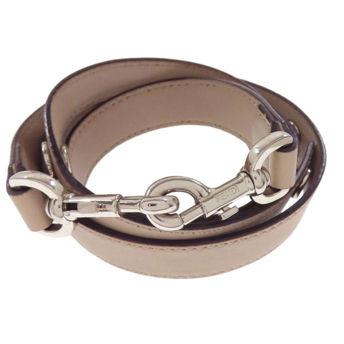 FENDI Handbag Calfskin Brown By the way 2WAY