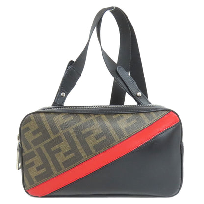FENDI Shoulder Bag PVC gray Diagonal Camera Bag