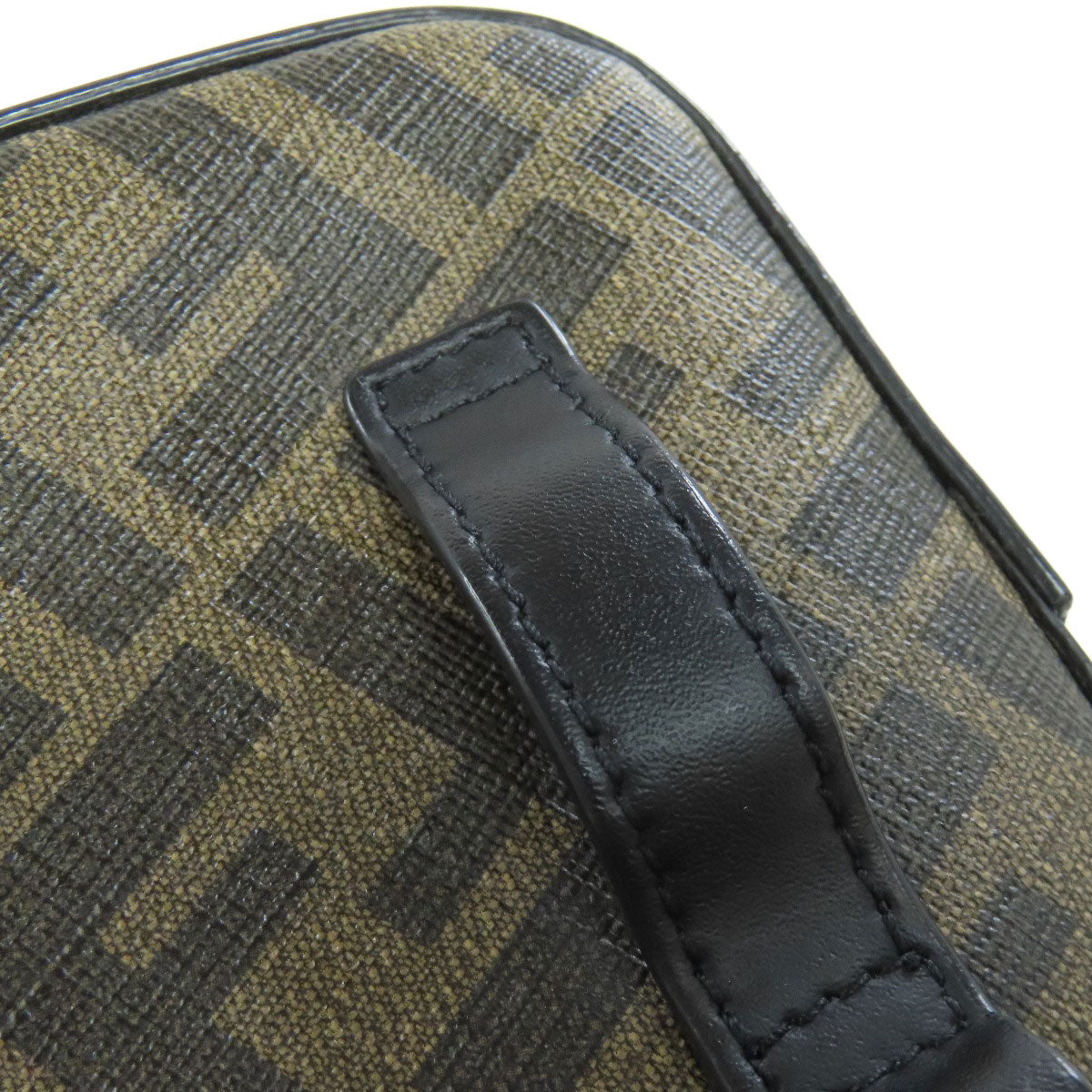 FENDI Shoulder Bag PVC gray Diagonal Camera Bag