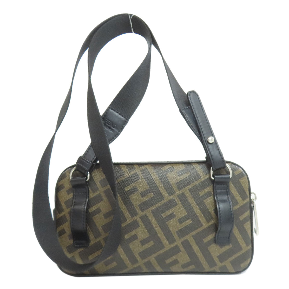 FENDI Shoulder Bag PVC gray Diagonal Camera Bag