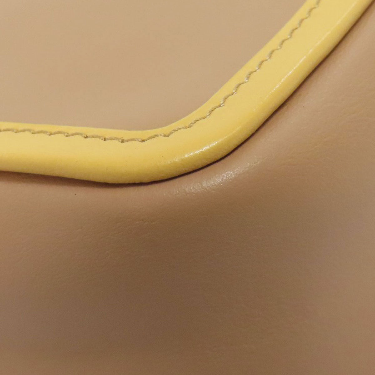 FENDI Shoulder Bag Calfskin beige Pochette Cam