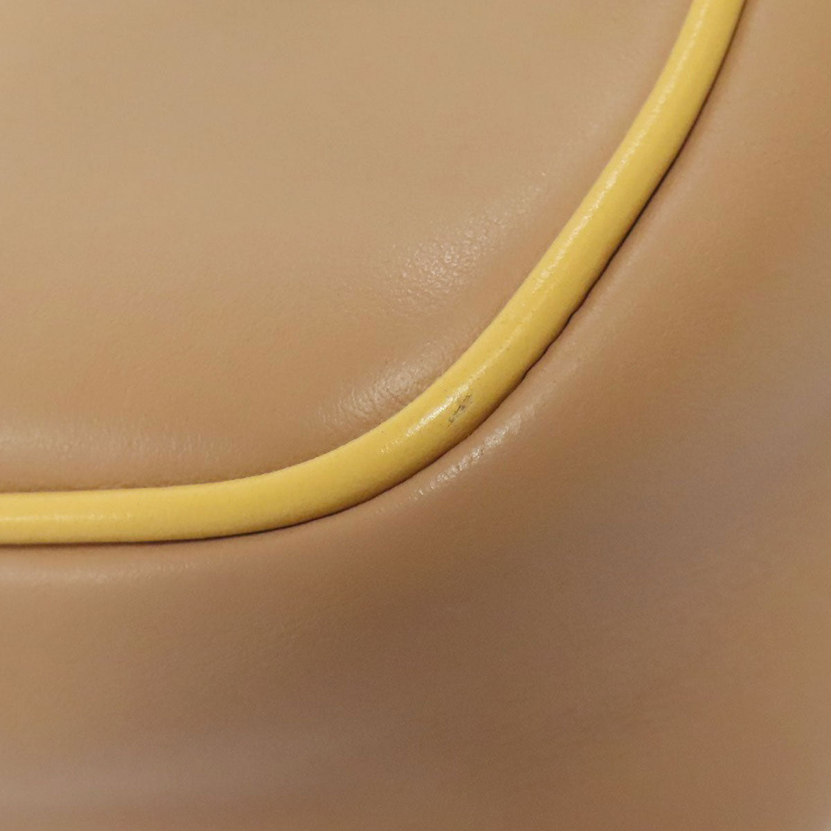 FENDI Shoulder Bag Calfskin beige Pochette Cam