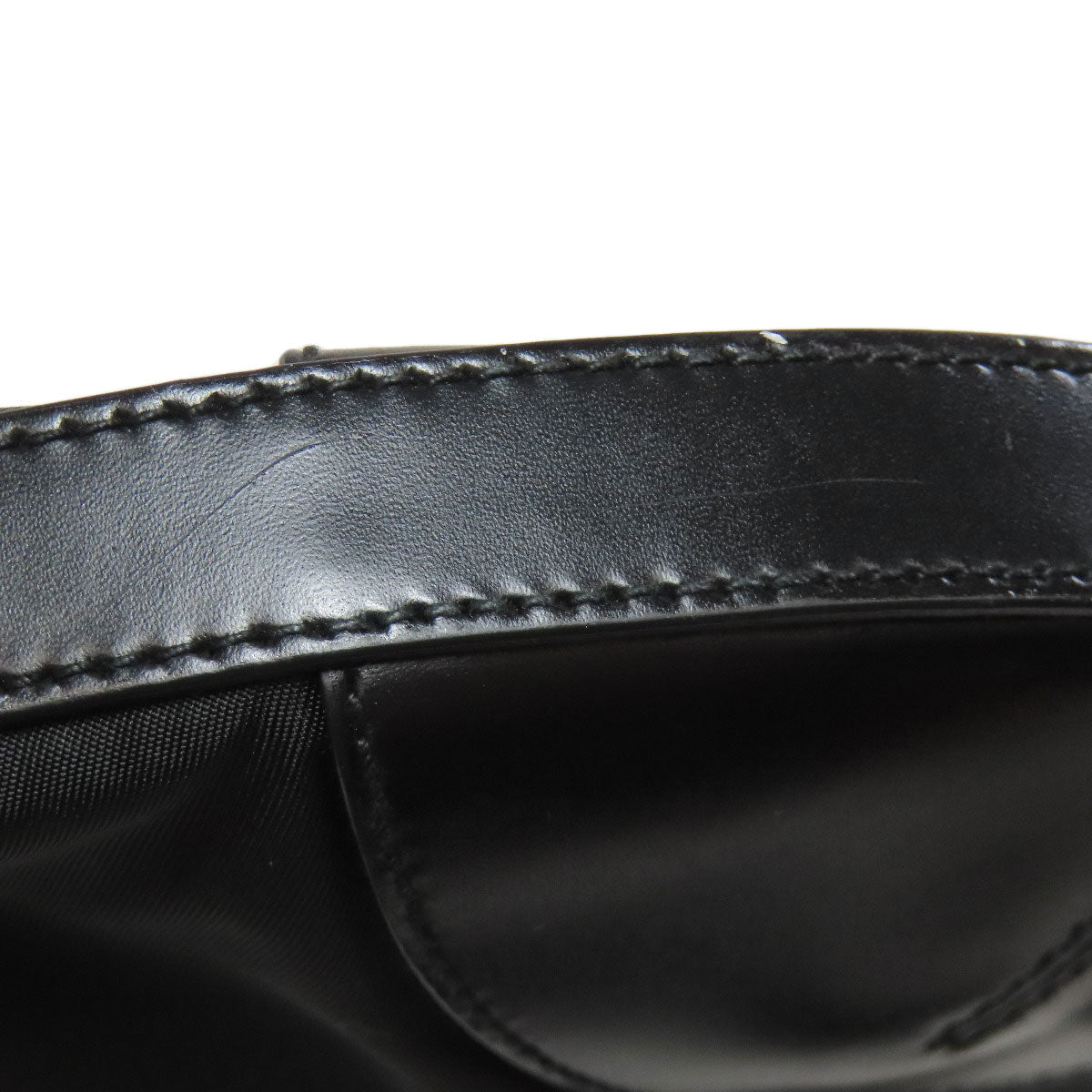 PRADA Shoulder Bag Nylon black logoMetal