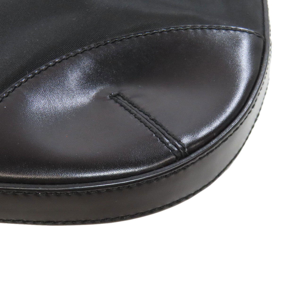 PRADA Shoulder Bag Nylon black logoMetal