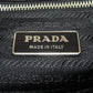 PRADA Shoulder Bag Nylon black logoMetal