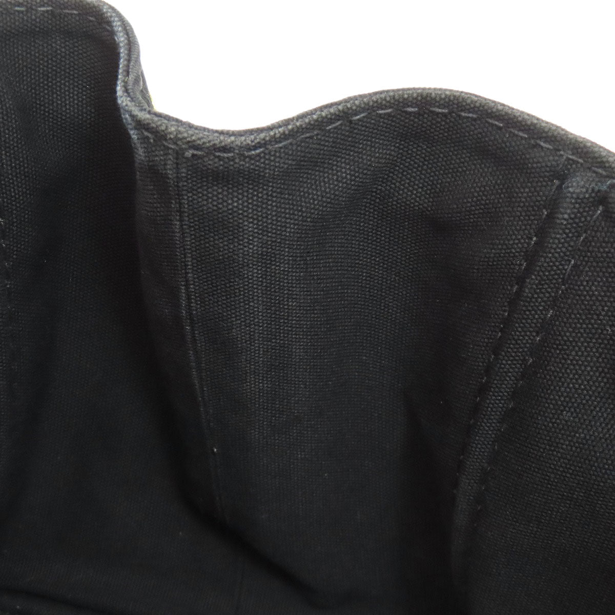 PRADA Handbag canvas black Canapa 2WAY