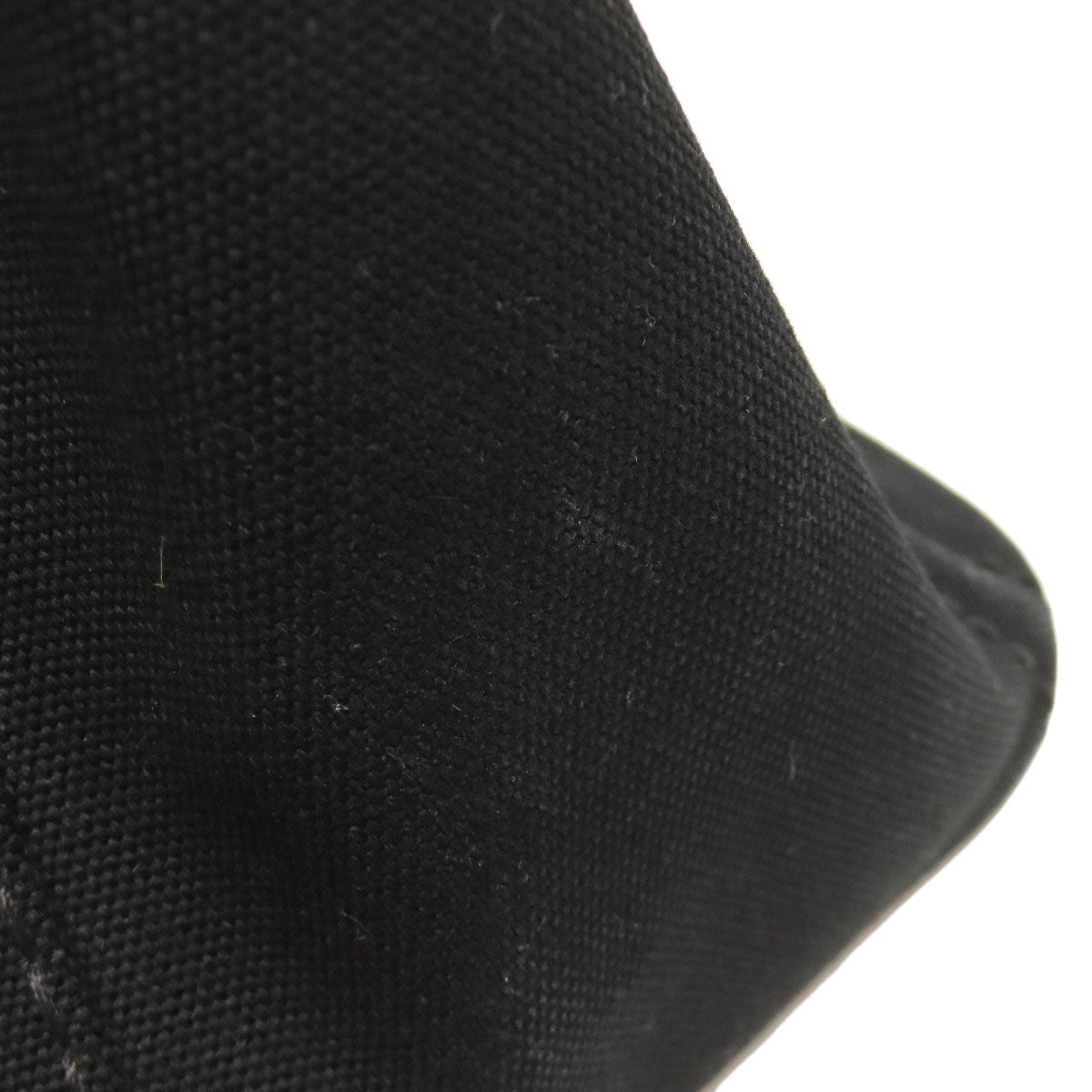 PRADA Handbag canvas black Canapa 2WAY