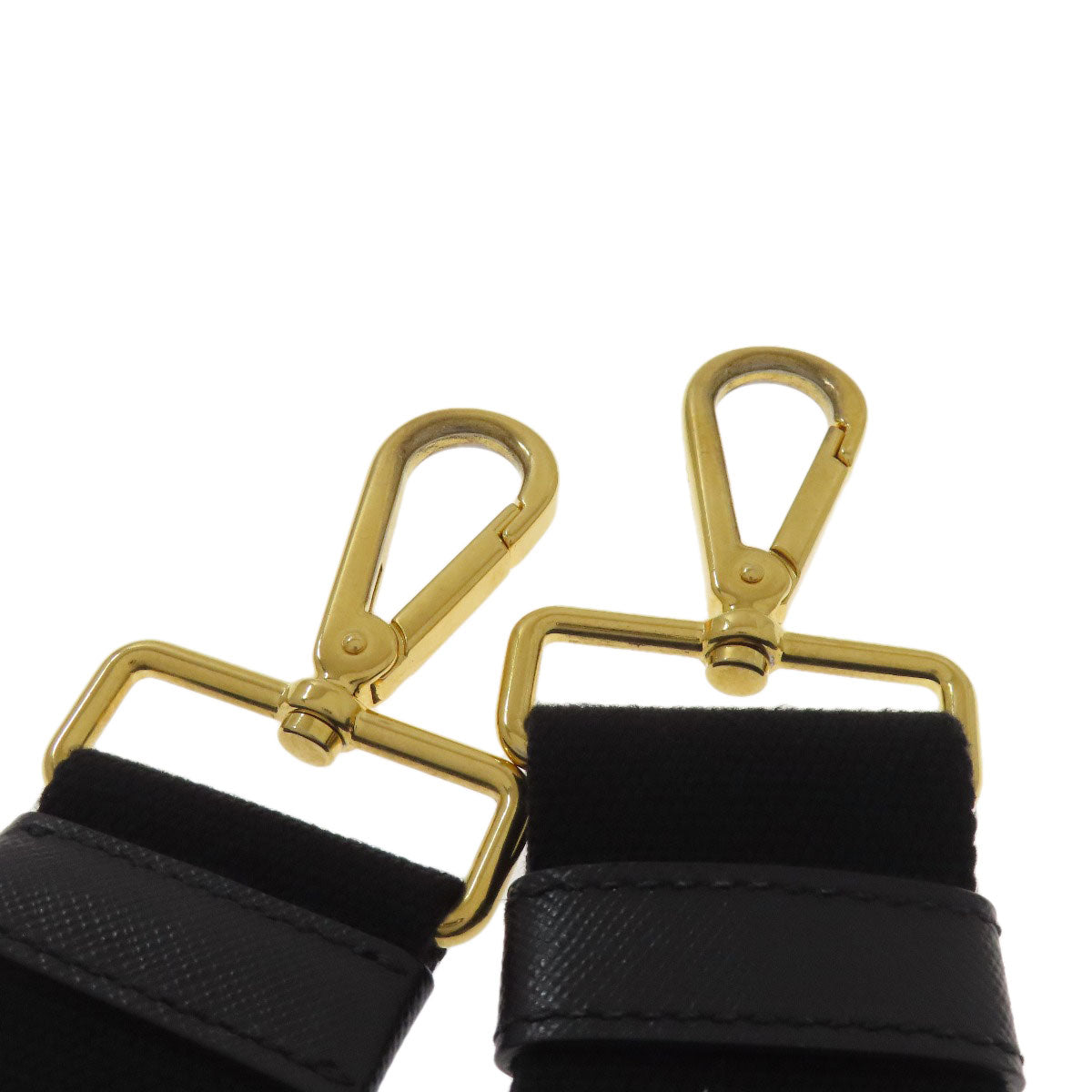 PRADA Handbag canvas black Canapa 2WAY