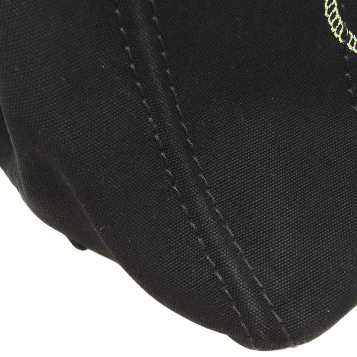 PRADA Handbag canvas black Canapa 2WAY