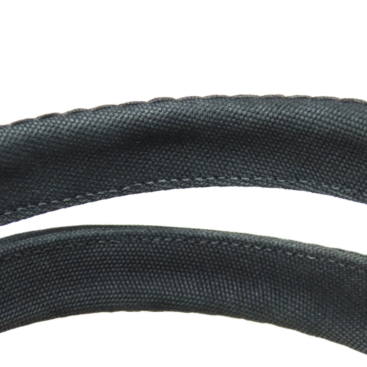 PRADA Handbag canvas black Canapa 2WAY