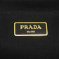 PRADA Handbag canvas black Canapa 2WAY