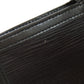LOUIS VUITTON Tote Bag M54622 Epi black Silver fizz